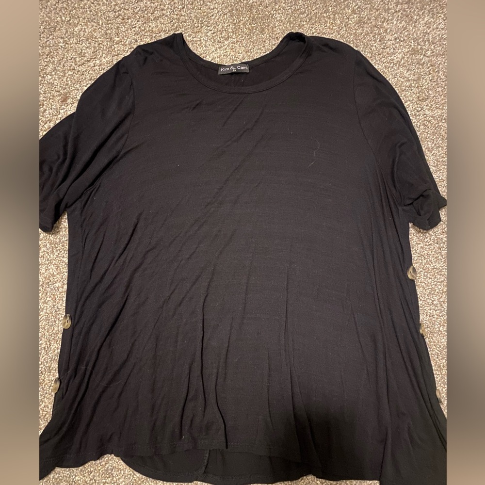 Kim and Cami black top